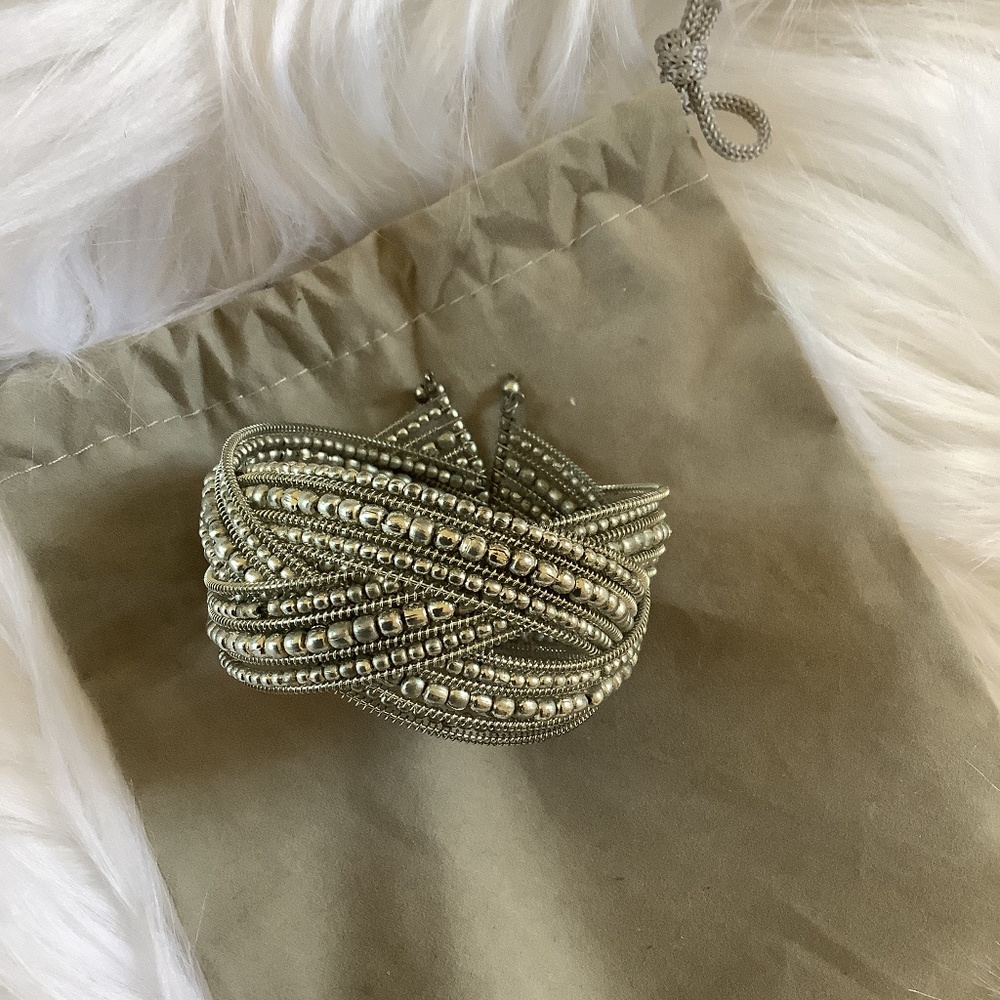 Silver Bangle/Cuff Bracelet - image 1